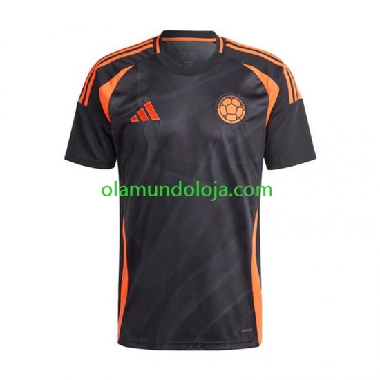 Camisola Colômbia Copa America 2024 Homem Equipamento Segundo Manga Curta